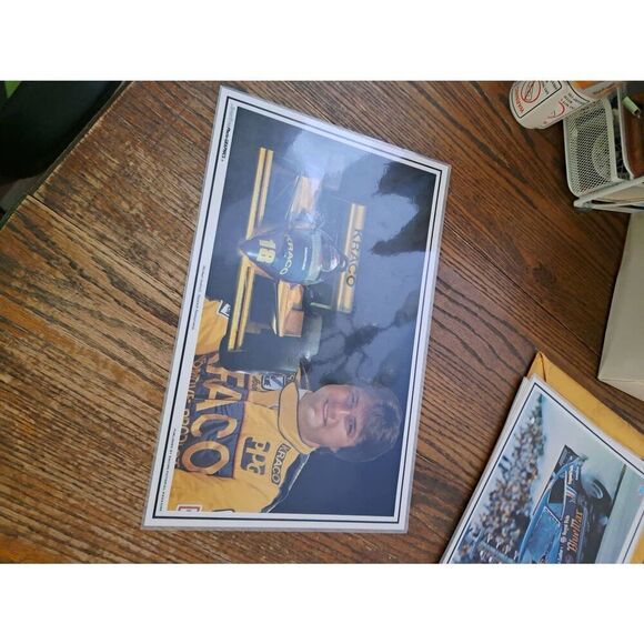 RARE Vintage Michael Andretti Kraco Racing Laminated Placemat IndyCar CART - Picture 2 of 4